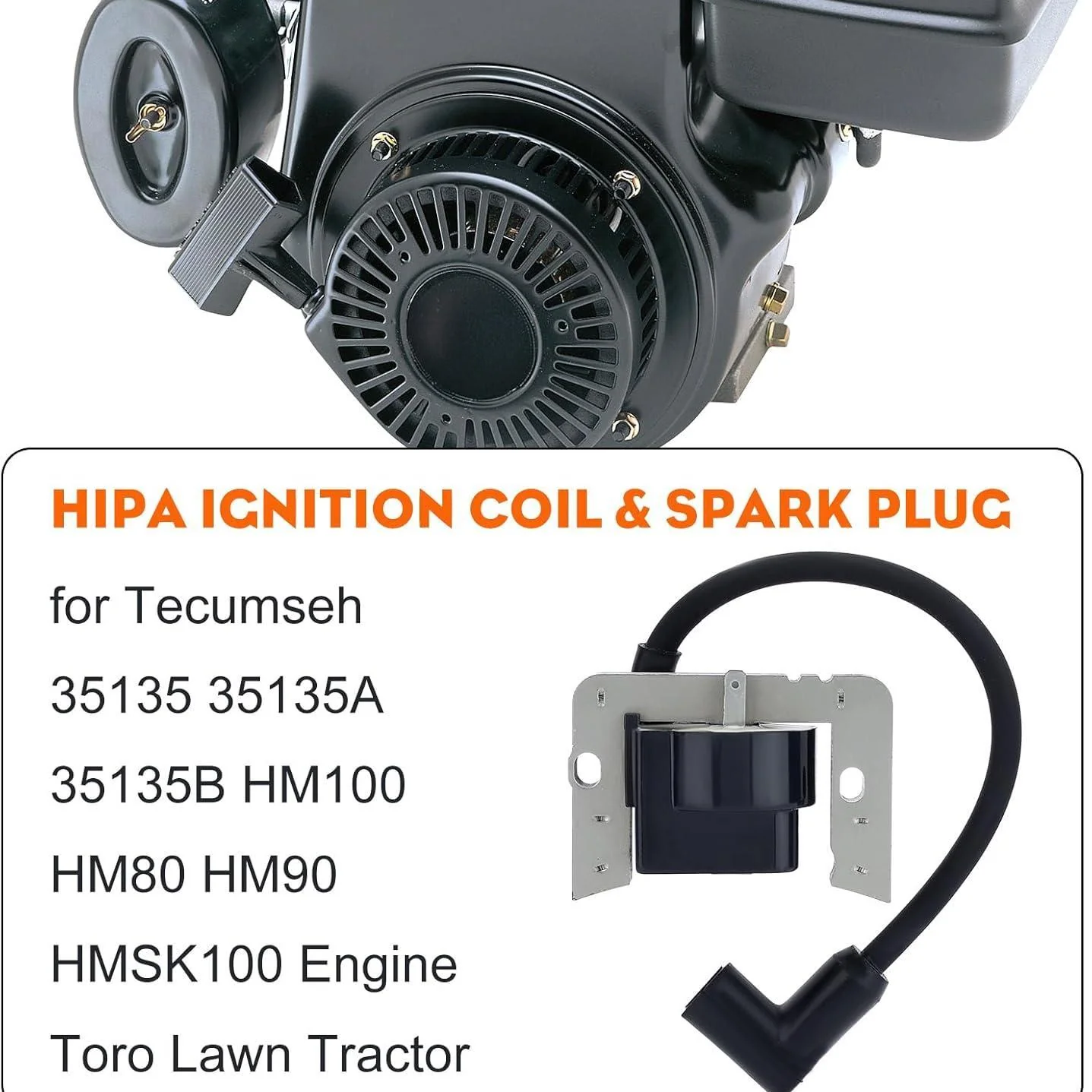 Hipa Solid State Ignition Coil Replace for Tecumseh 35135 35135A 35135B HMSK80 HMSK85 HMSK90 HMSK100 8hp 9hp 10hp Engine - Image 6