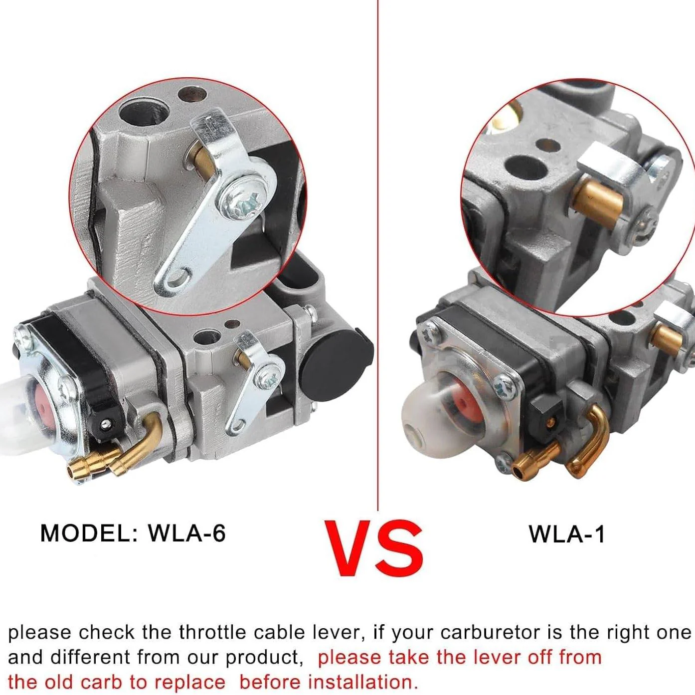 Hipa WLA-1-1 Carburetor Kit for Echo PB-500H PB-500T PB-500 EB-508RT Backpack Leaf Blower Replace A021001641 A021001642 - Image 2