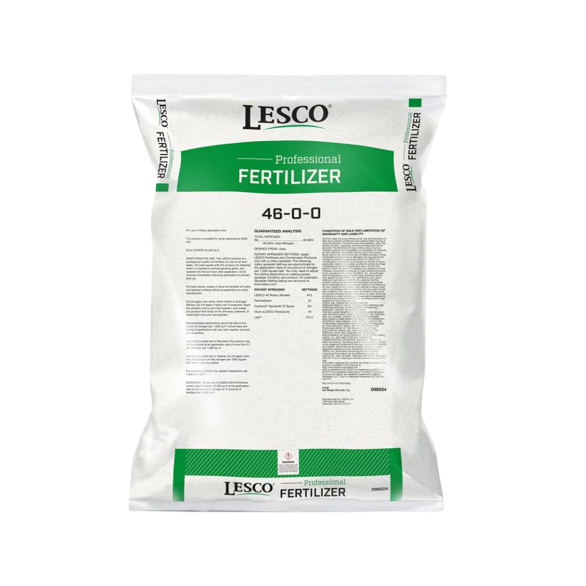 LESCO 46-0-0 Sprayable Urea – High-Nitrogen Turf Fertilizer
