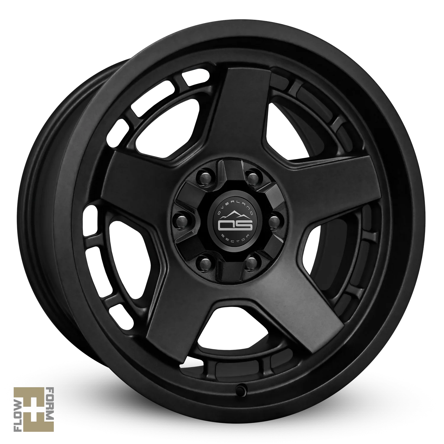 Overland Sector Atlas 17x9 -35 6x135/6x139.7mm 106.2mm Satin Black