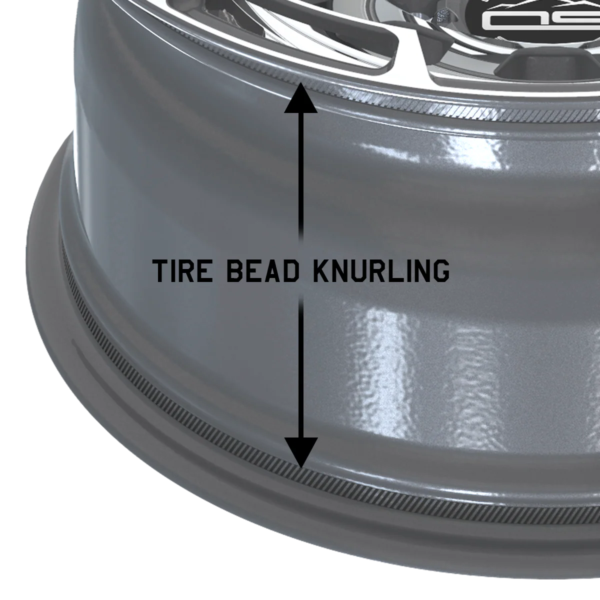 Overland Sector Badlander Forged 17x9 +0 5x139.7mm 108mm Gloss Gun Metal Machined Face - Image 5