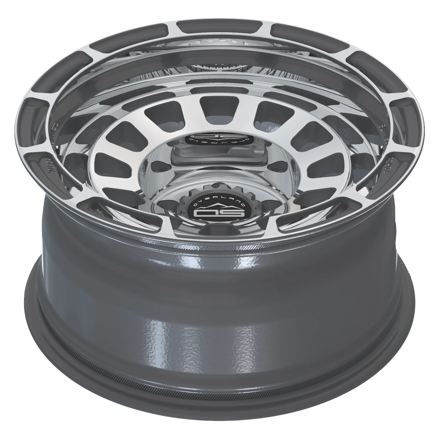 Overland Sector Badlander Forged 17x9 +0 6x135/6x139.7mm 106.1mm Gloss Gun Metal/Machined Face - Image 4