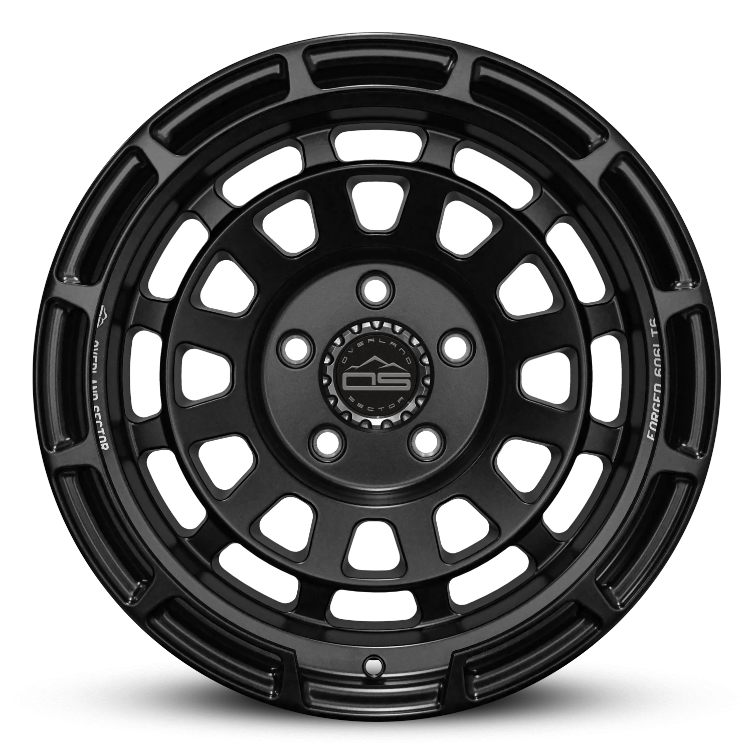 Overland Sector Badlander Forged 17x9 -18 5x127mm 71.5mm All Satin Black - Image 2