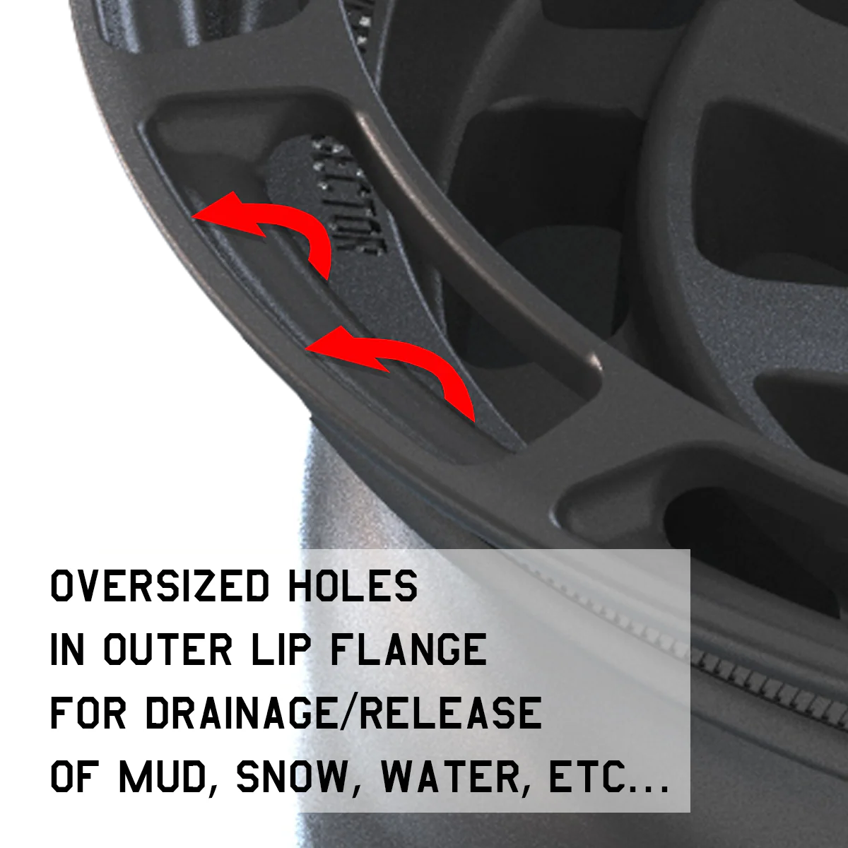 Overland Sector Badlander Forged 17x9 -18 5x127mm 71.5mm All Satin Black - Image 4