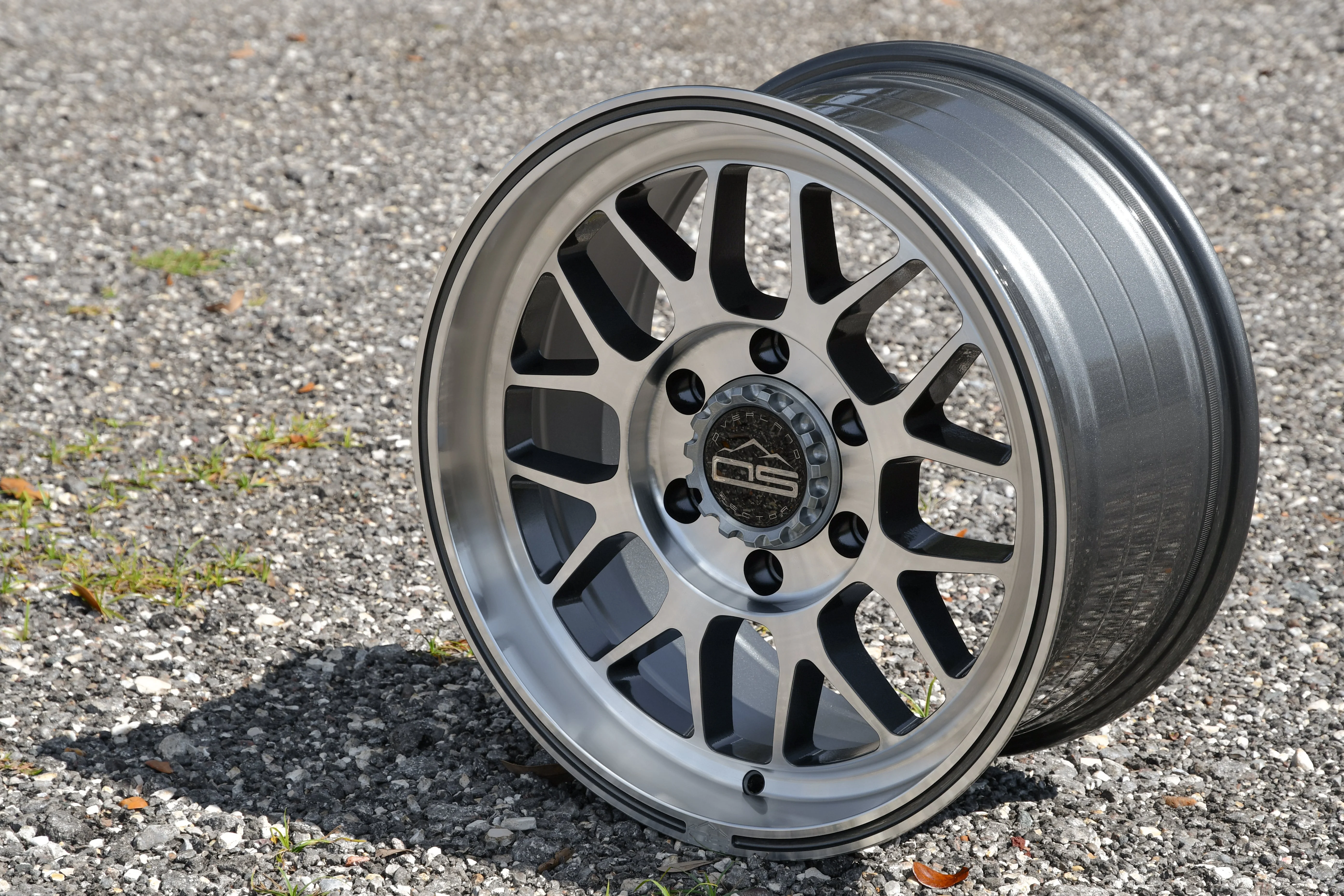 Overland Sector Hyperdrive Flow Formed 17x8.5 +25 6x139.7 106.1mm Gloss Gun Metal/Machined Face - Image 5