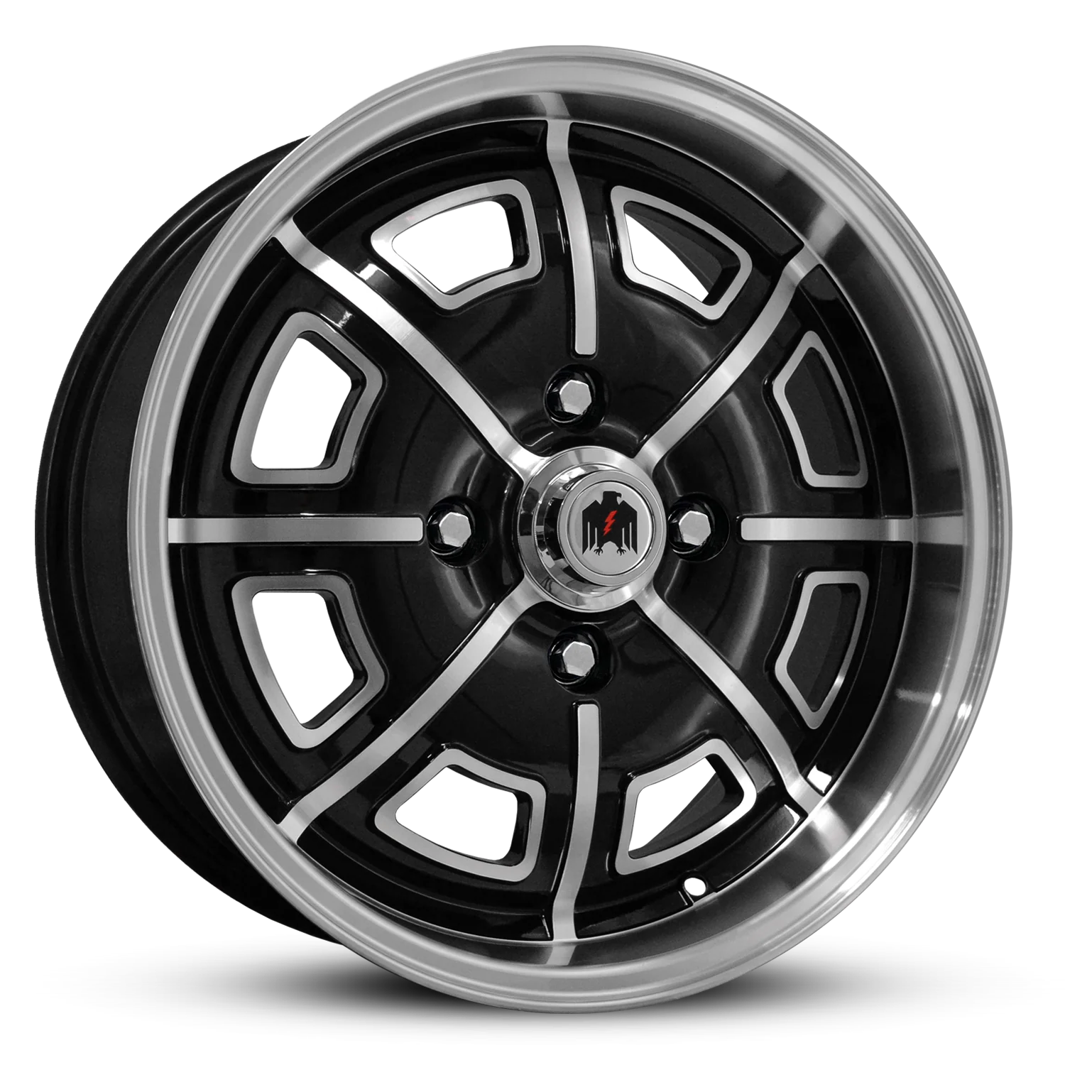 Pedrini | Gloss Black Full Machined Face, Windows, & Lip