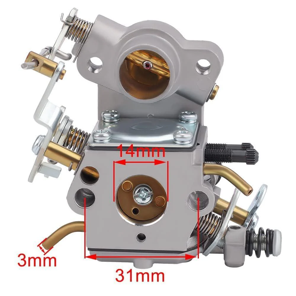 PP4218AVX Carburetor for Poulan P3314 PP4218 PR4218 PP4218A PPR4218A PP4218AV PP4218AVL PP4018 P4018AV Chainsaw Replace C1M-W26 530035590 - Image 2