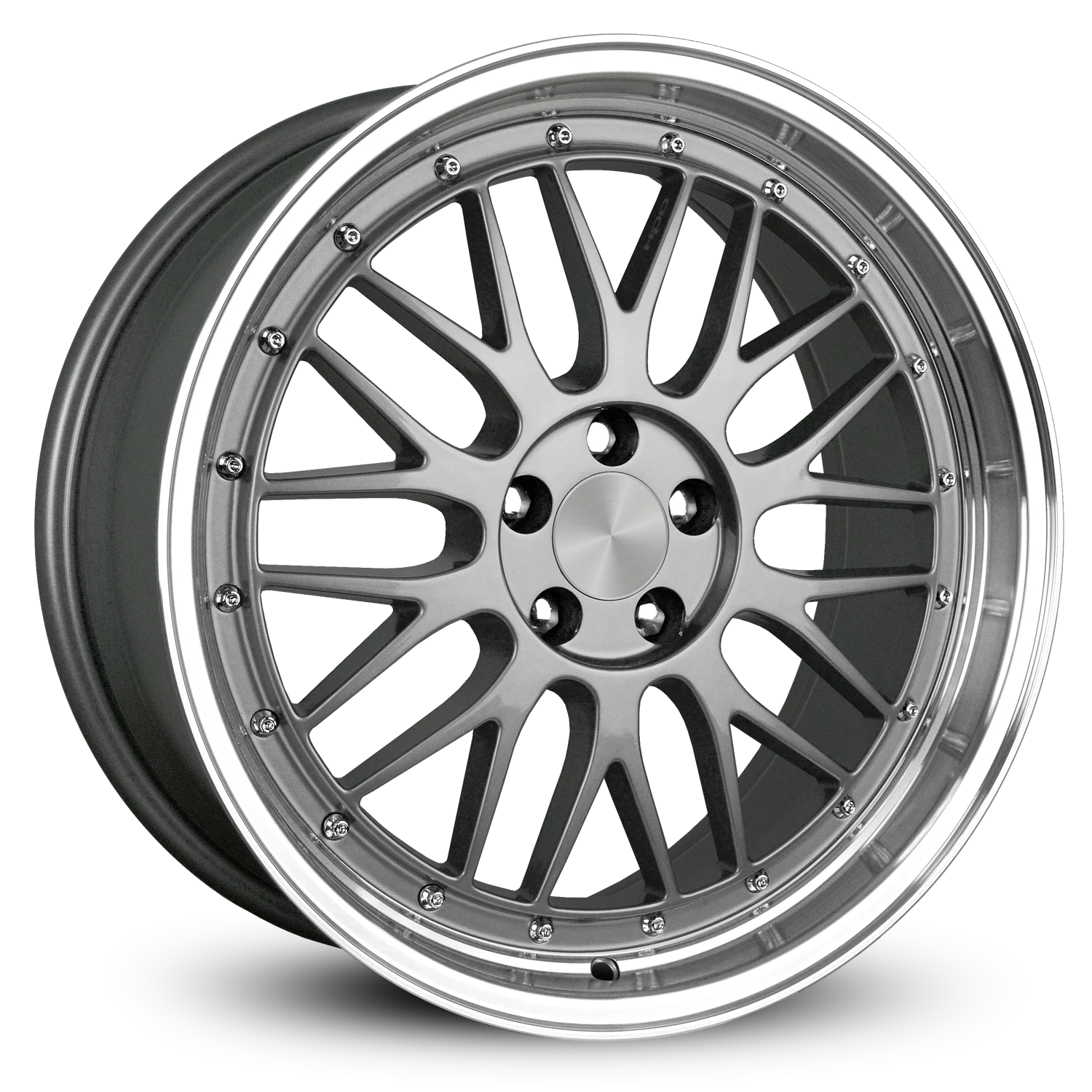PRO TRAK | Gunmetal Polished Lip | 18x8.0 ( 5x100 )