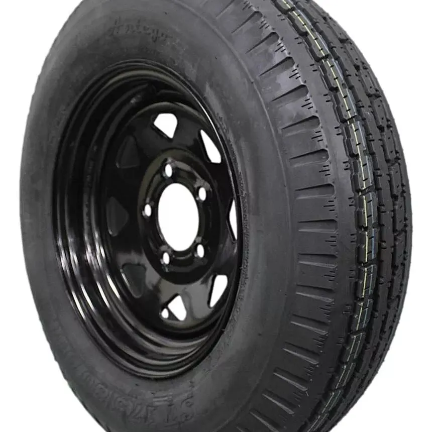 (Set of 2) Antego Tire and Wheel  175/80D13 Highway Terrain – 13.0-Inch Rim, 6-Ply-Ply Strength, Load 91.0, Speed M – Heavy-Duty Trailer Tire | A130454510096206ST17580D13-B2