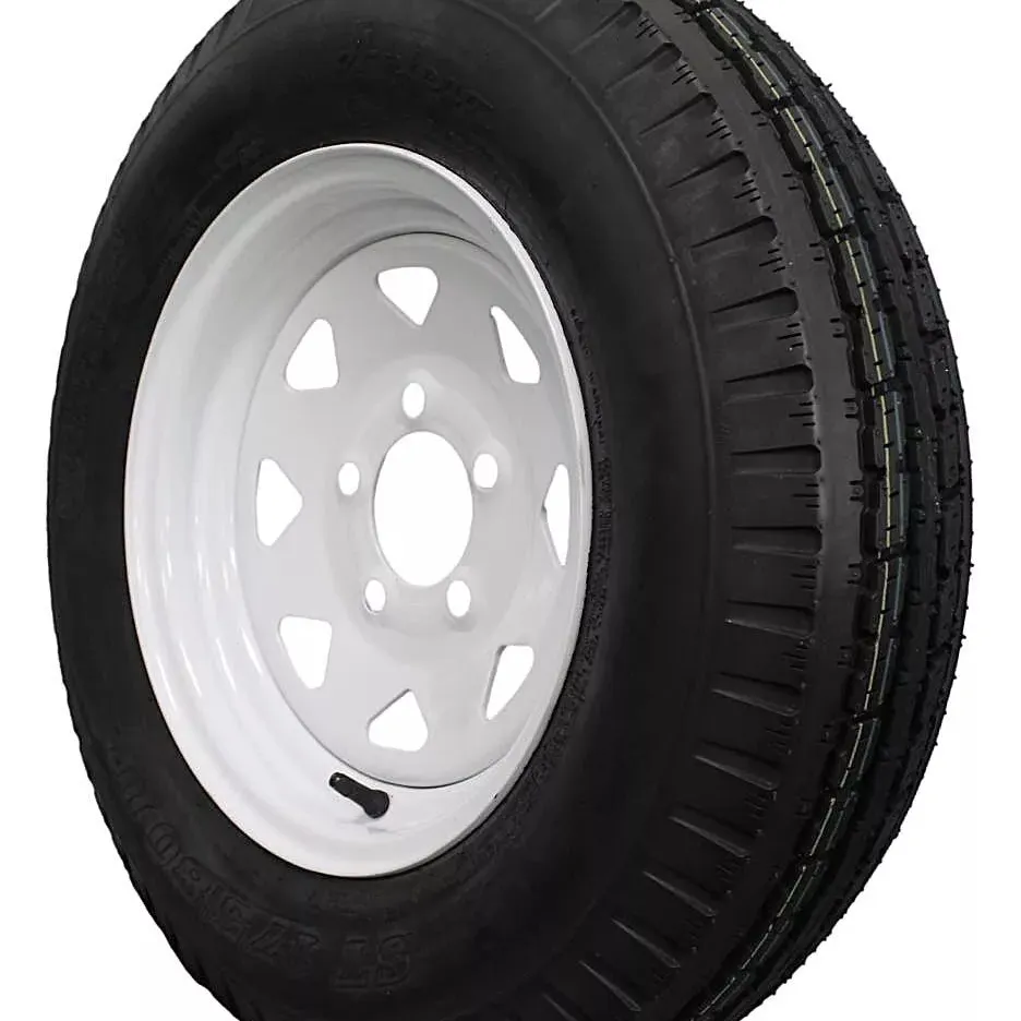 (Set of 2) Antego Tire and Wheel  175/80D13 Highway Terrain – 13.0-Inch Rim, 6-Ply-Ply Strength, Load 91.0, Speed M – Heavy-Duty Trailer Tire | A130454510116206ST17580D13-B2 - Image 2