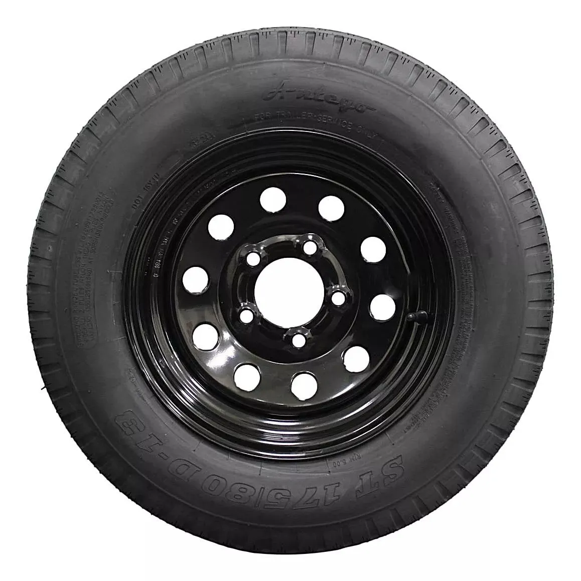 (Set of 2) Antego Tire & Wheel ST175/80D13 Trailer Tires and Rims – Boat, Utility, Cargo, Trailer Tire and Wheel Assemblies | A130454500096206ST17580D13-B2 - Image 2