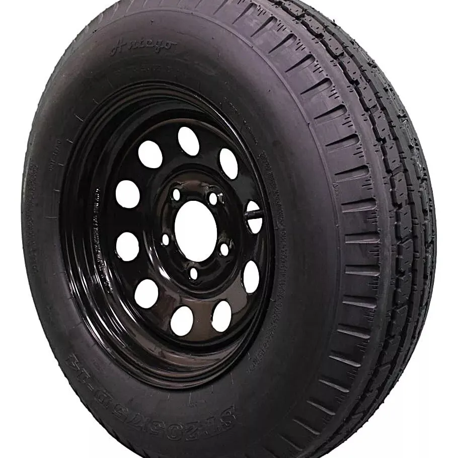 (Set of 4) Antego Tire and Wheel  205/75D14 Highway Terrain Assembly – Optimized for High Load Performance, 14.0-Inch Rim, Load 100.0, Speed M | A140554010096206ST20575D14-B4 - Image 2