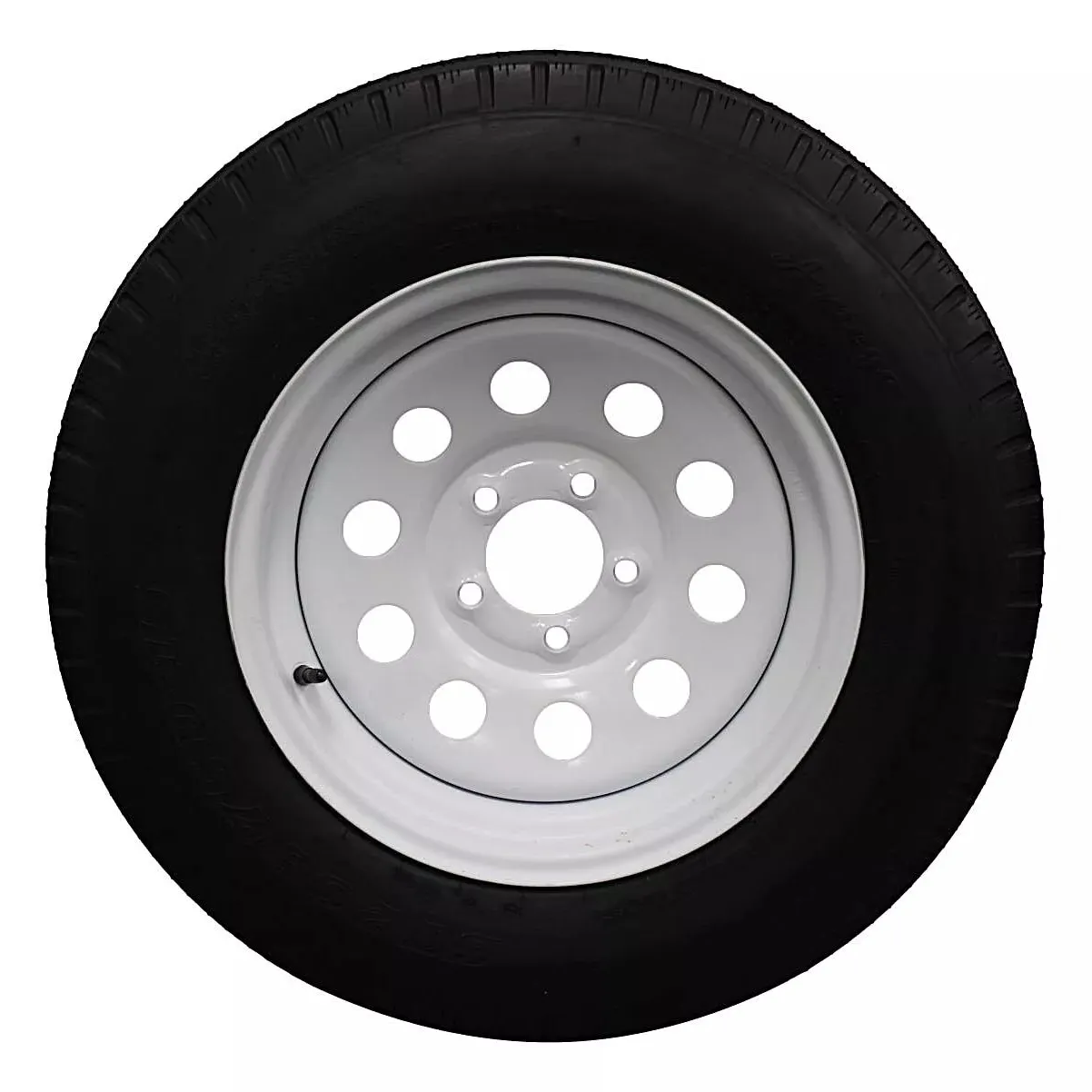 (Set of 4) Antego Tire and Wheel 205/75D15 Trailer Tire – Reinforced 6-Ply-Ply Design, 15.0-Inch Rim – Built for Long-Distance Hauling & Stability | A15604510116206ST20575D15-B4