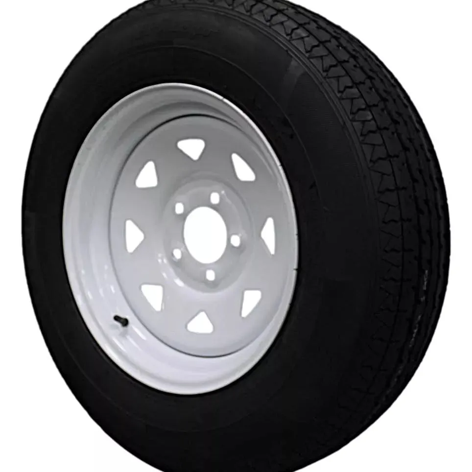 (Set of 4) Antego Tire and Wheel 205/75R15 Highway Terrain Trailer Tire & Wheel – 15.0-Inch Pre-Mounted Rim, 8-Ply-Ply Build, Perfect for Utility & Cargo Use | A15604500116108ST20575R15-B4 - Image 2
