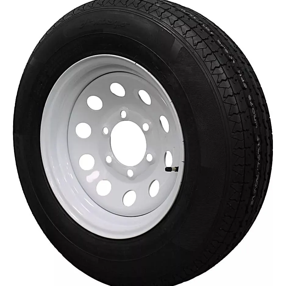 (Single Assembly) Antego Tire and Wheel  205/75R15 Highway Terrain Assembly – Optimized for High Load Performance, 15.0-Inch Rim, Load 107.0, Speed M | A15604520116108ST20575R15