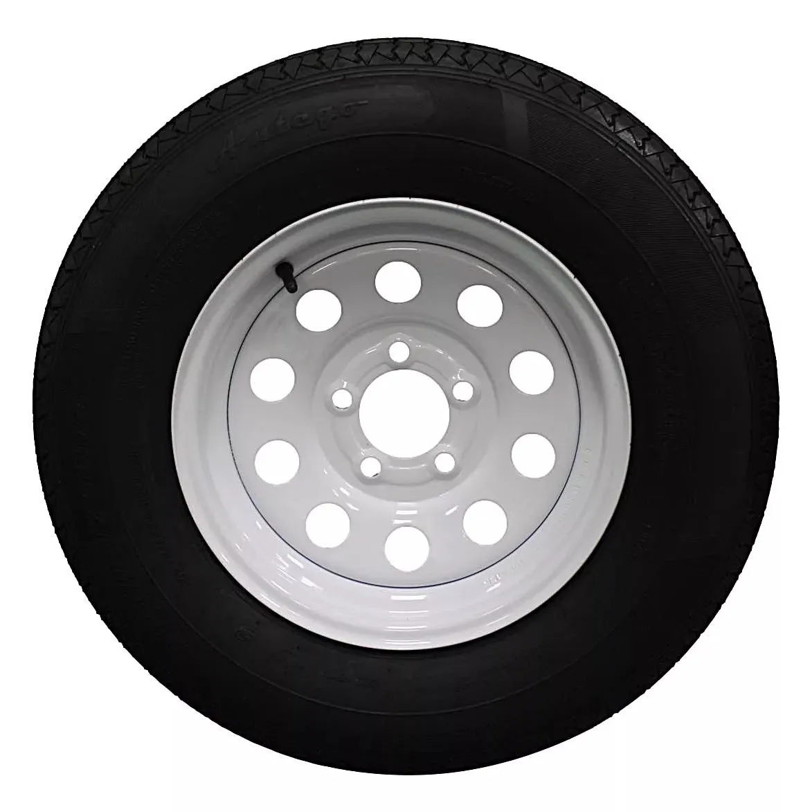 (Single Assembly) Antego Tire and Wheel Heavy-Duty 205/75R14 Highway Terrain – 8-Ply-Ply, 14.0-Inch Wheel, Designed for Secure & Stable Towing | A140554010116108ST20575R14