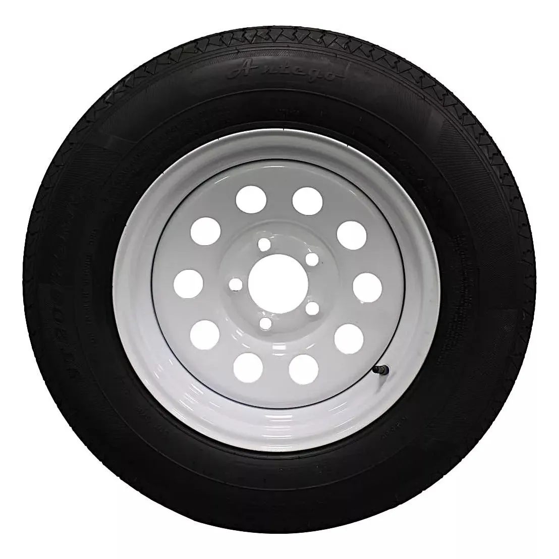 (Single Assembly) Antego Tire and Wheel Heavy-Duty 205/75R15 Highway Terrain – 6-Ply-Ply, 15.0-Inch Wheel, Designed for Secure & Stable Towing | A15604510116108ST20575R15