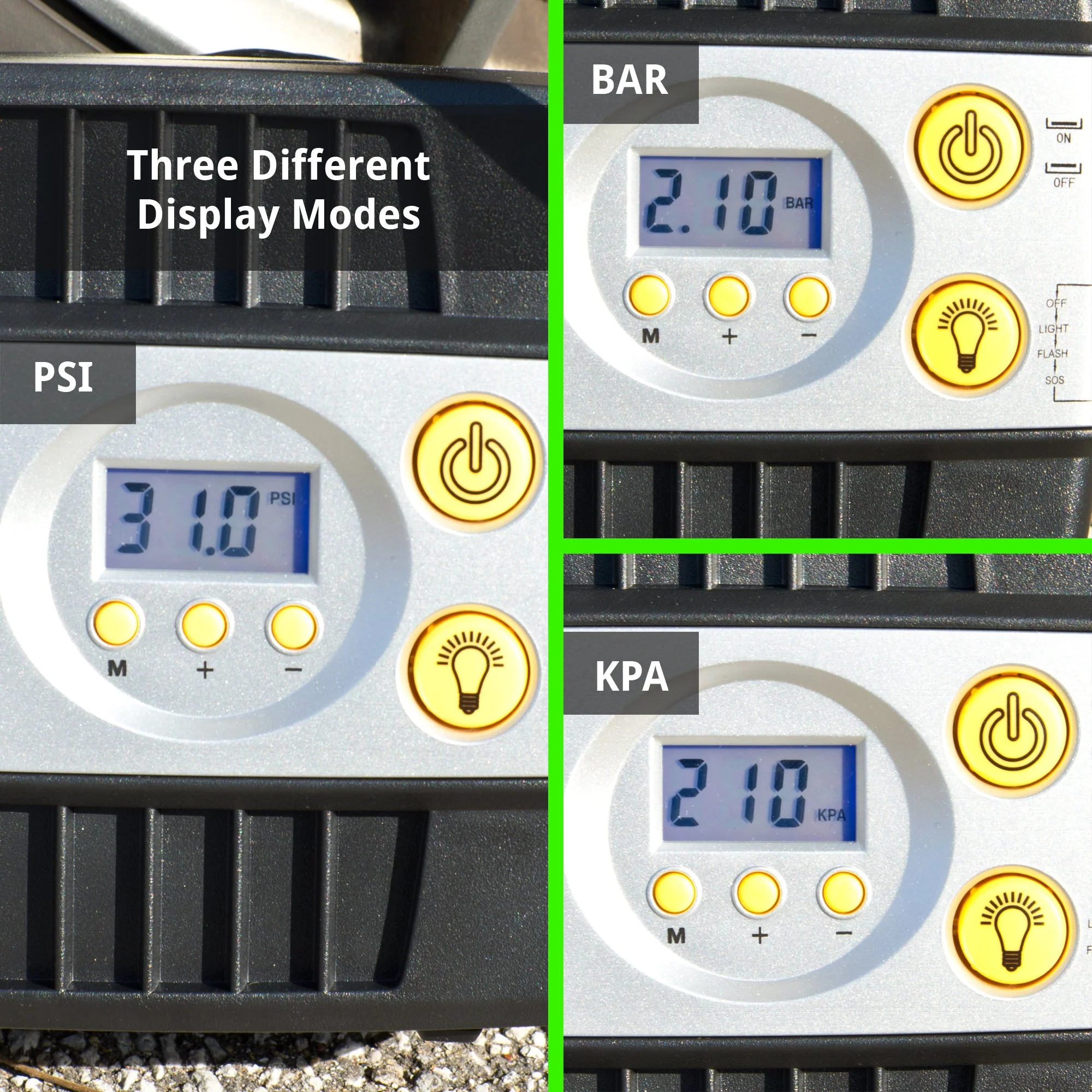 SmartPro™ 12v Digital Tire Inflator Pump - 100 PSI | Portable Tire Air Compressor - Image 6