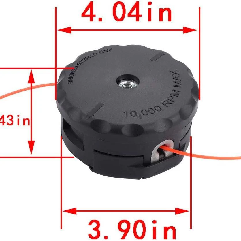 SRM 225 3-3/4 inch Speed-Feed 400 Trimmer Head for Echo SRM210 SRM200 SRM230 SRM250 SRM265 SRM266 SRM280 Trimmer # 99944200900 99944200902 - Image 3