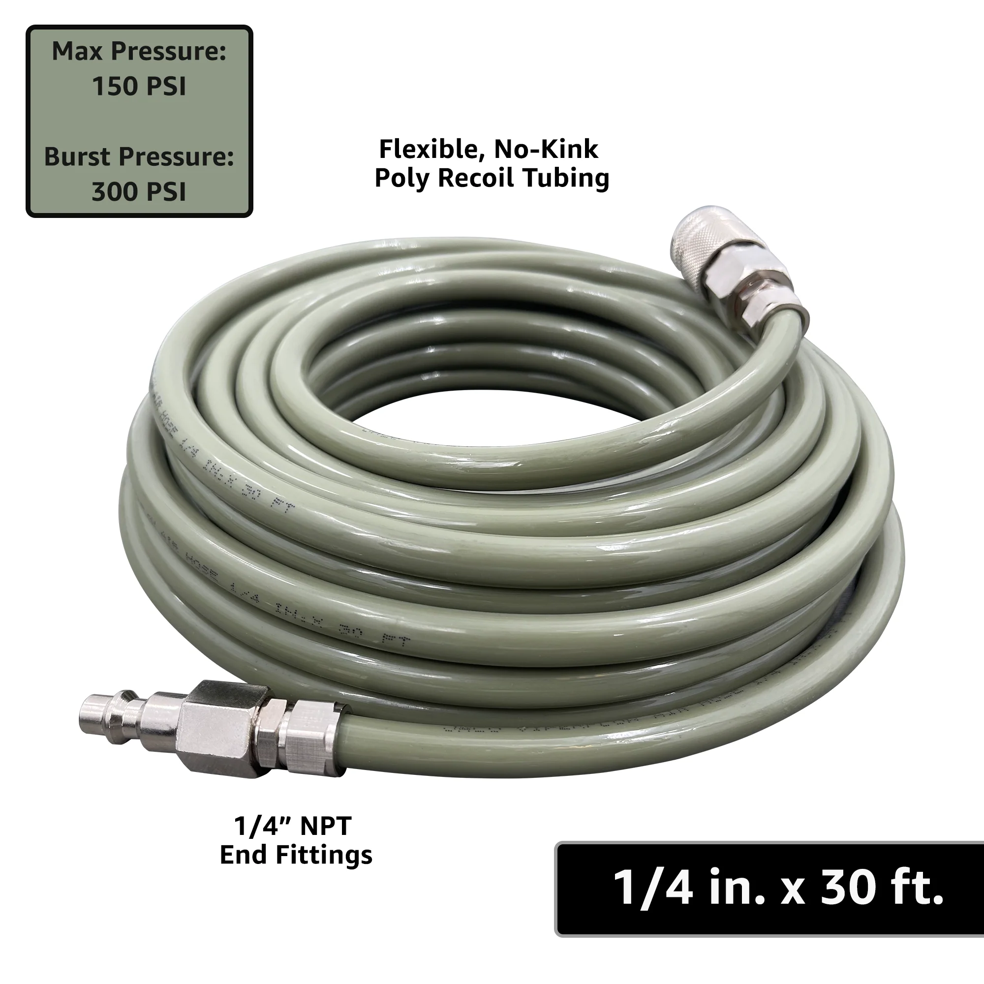 ViperFlow Poly Air Hose Kit - 1/4" x 30 ft. - Image 9